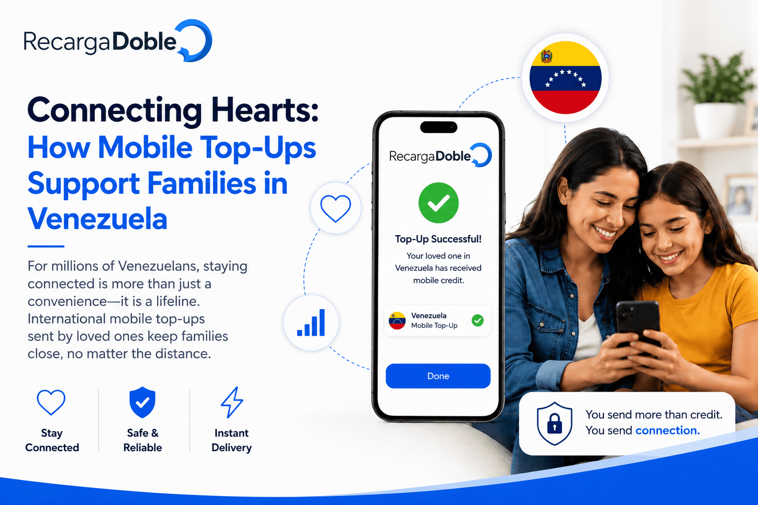Image describing Connecting Hearts: How Mobile Top-Ups Support Families in Venezuela
